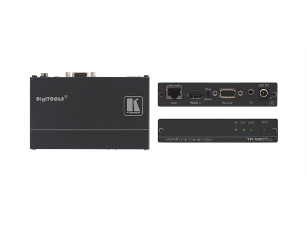 Kramer Extender HDMI Ser IR Tx UHD 4K60 10Gbps 1xHDBaseT Max 130 m Power 12V 